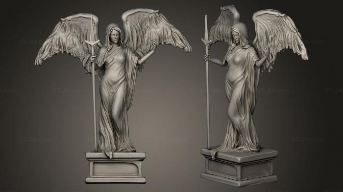 Статуэтки девушки (Храм Меридии, STKGL_0038) 3D модель для ЧПУ станка